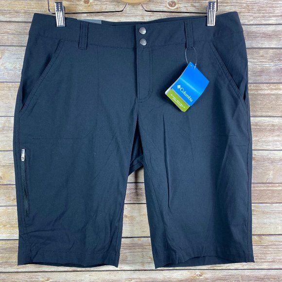 Columbia Pants - Columbia Long Shorts Black Size 14 (Q014)
